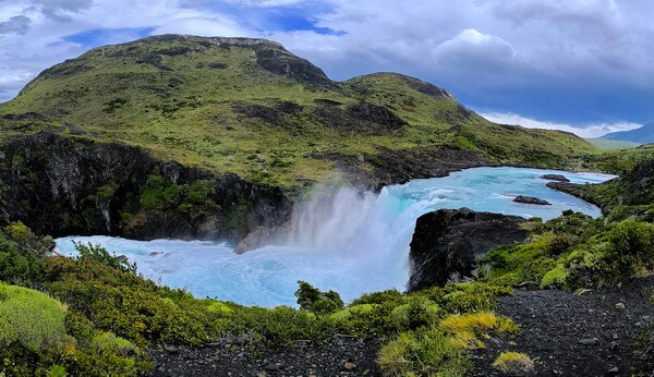 מפל סלטו גרנדה, המפל הגדול בשמורת טורס דל פיינה, מסלול פטגוניה